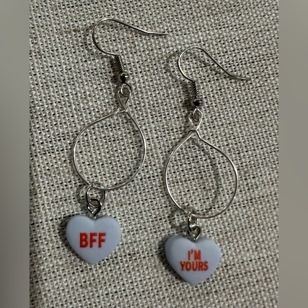 Heart-shaped earrings